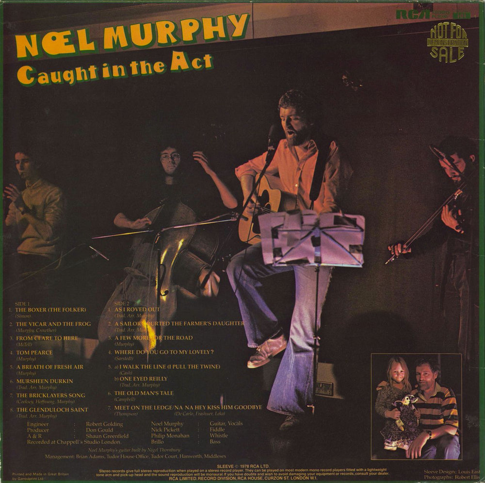 Noel Murphy Caught In The Act UK vinyl LP album (LP record)