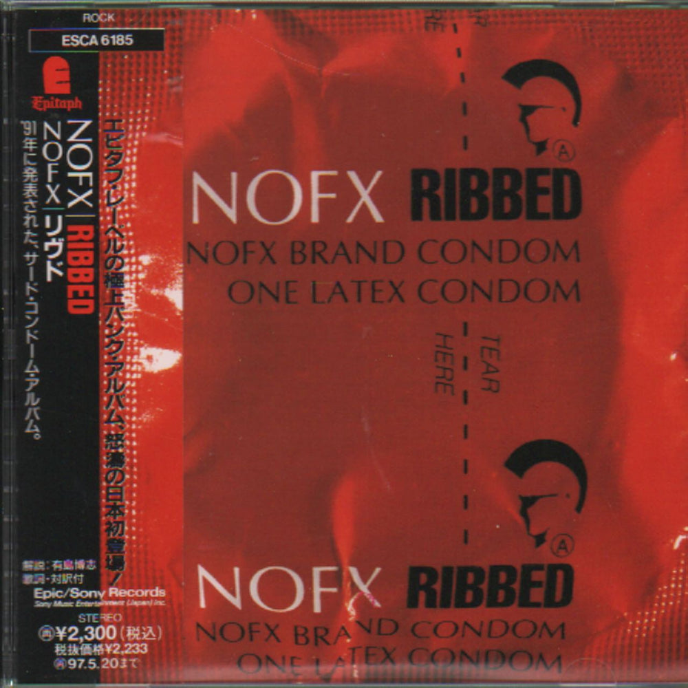 NoFX Ribbed Japanese Promo CD album (CDLP) ESCA6185