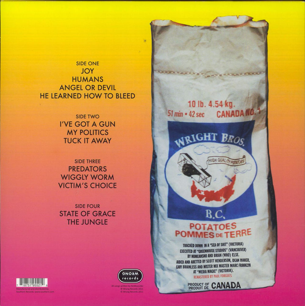 Nomeansno The Worldhood Of The World (As Such) UK 2-LP vinyl record set (Double LP Album) 718751955219