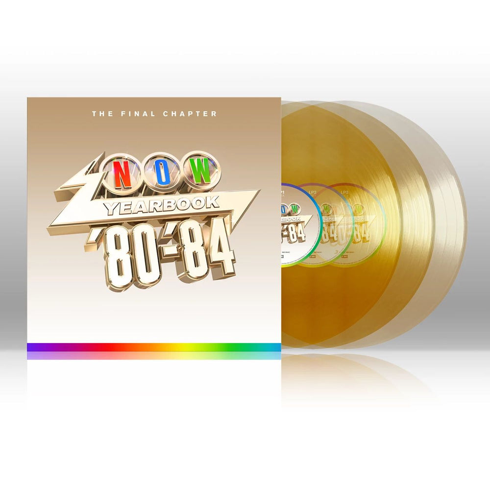 Now That's What I Call Music NOW Yearbook 1980-1984: The Final Chapter - Gold Vinyl - Sealed UK 3-LP vinyl record set (Triple LP Album) LPYBNOW8084