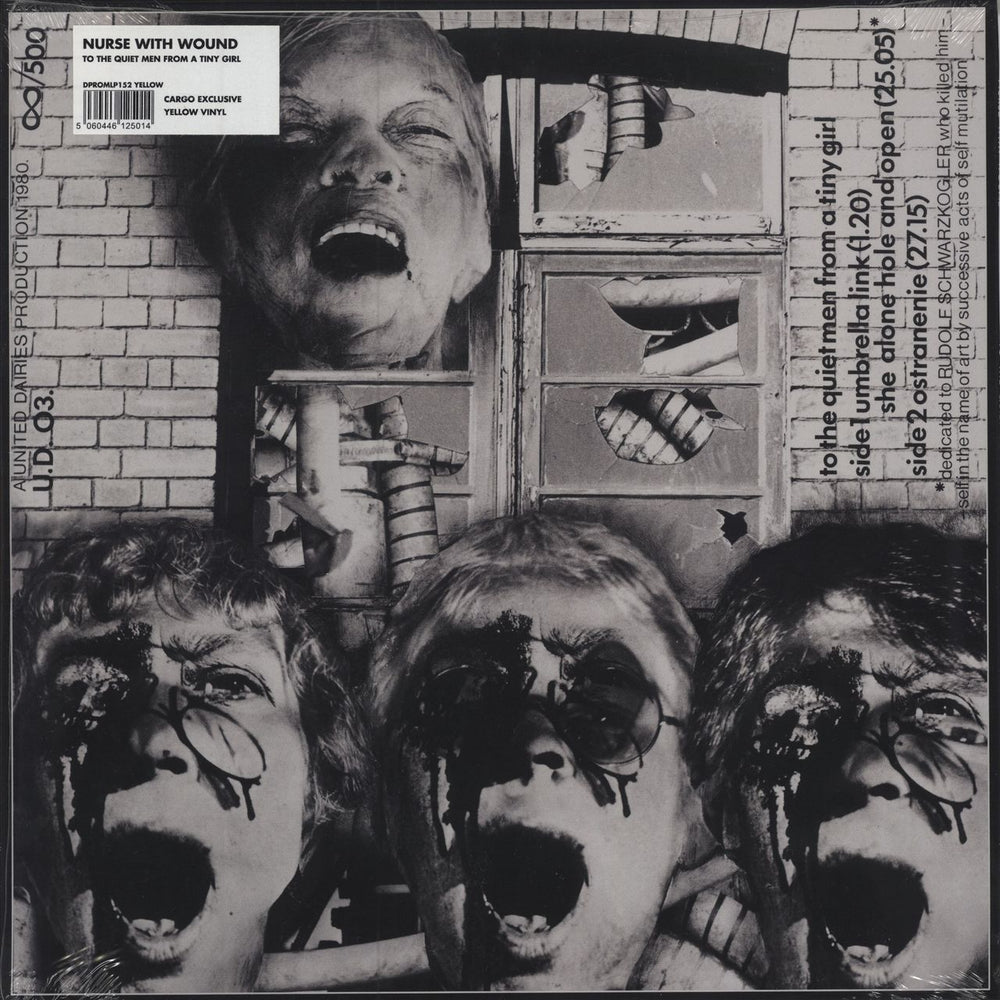 Nurse With Wound To The Quiet Men From A Tiny Girl - Yellow Vinyl + Sealed UK vinyl LP album (LP record) 5060446125014