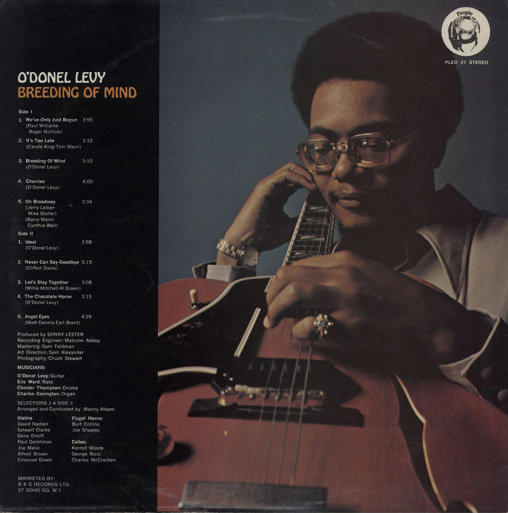 O'Donel Levy Breeding Of Mind UK vinyl LP album (LP record)