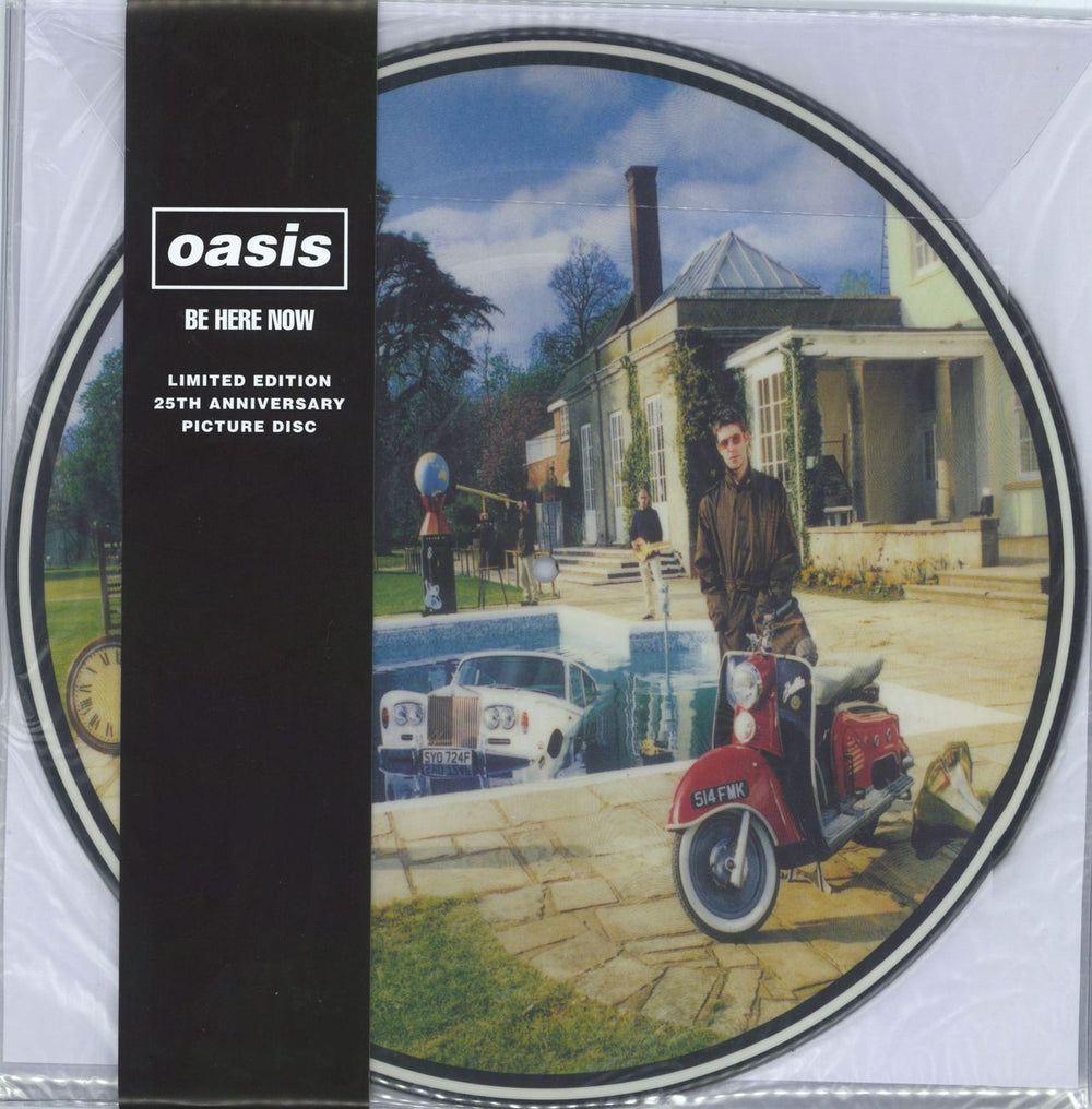 Oasis Be Here Now - 25th Anniversary UK picture disc LP (vinyl picture disc album) RKIDLP85PD