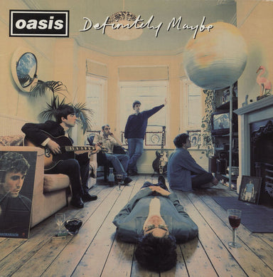 Oasis Definitely Maybe - 1st - MPO - EX UK 2-LP vinyl record set (Double LP Album) CRELP169