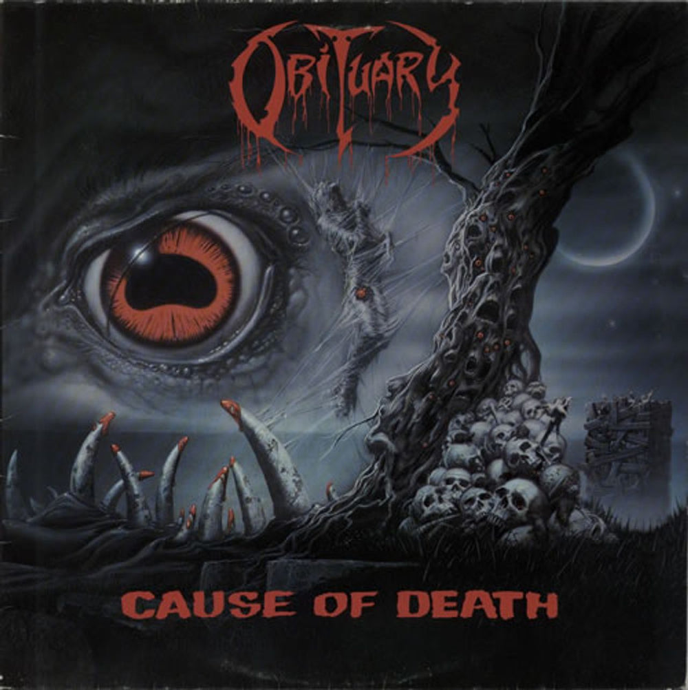 Obituary Cause Of Death Dutch vinyl LP album (LP record) RO93701