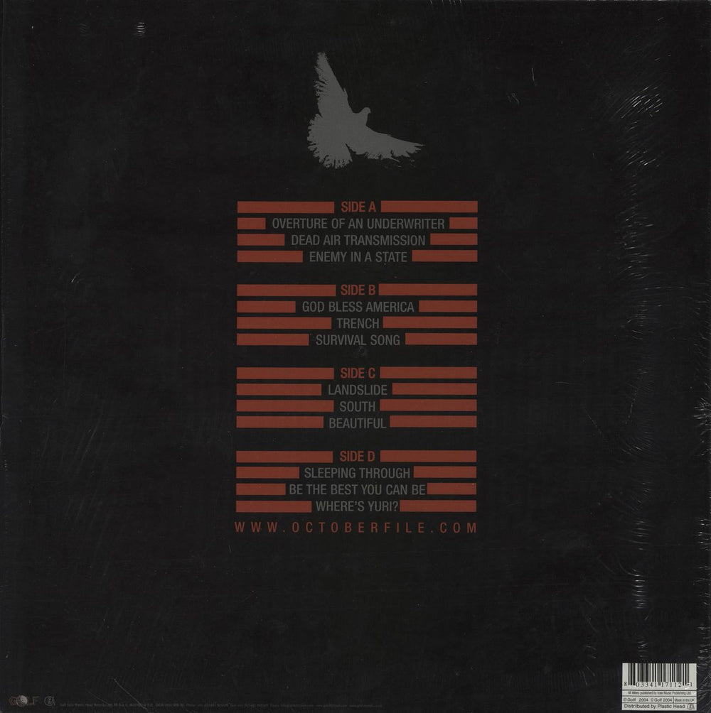 October File A Long Walk On A Short Pier - White Vinyl UK 2-LP vinyl record set (Double LP Album)