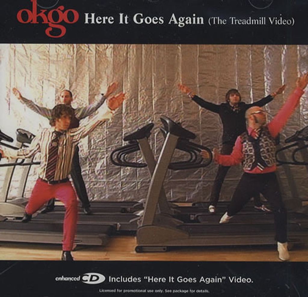 OKGo ok Go Get over / You're LIMITED RARE 2TRK SAMPLER PROMO DJ CD single  2002