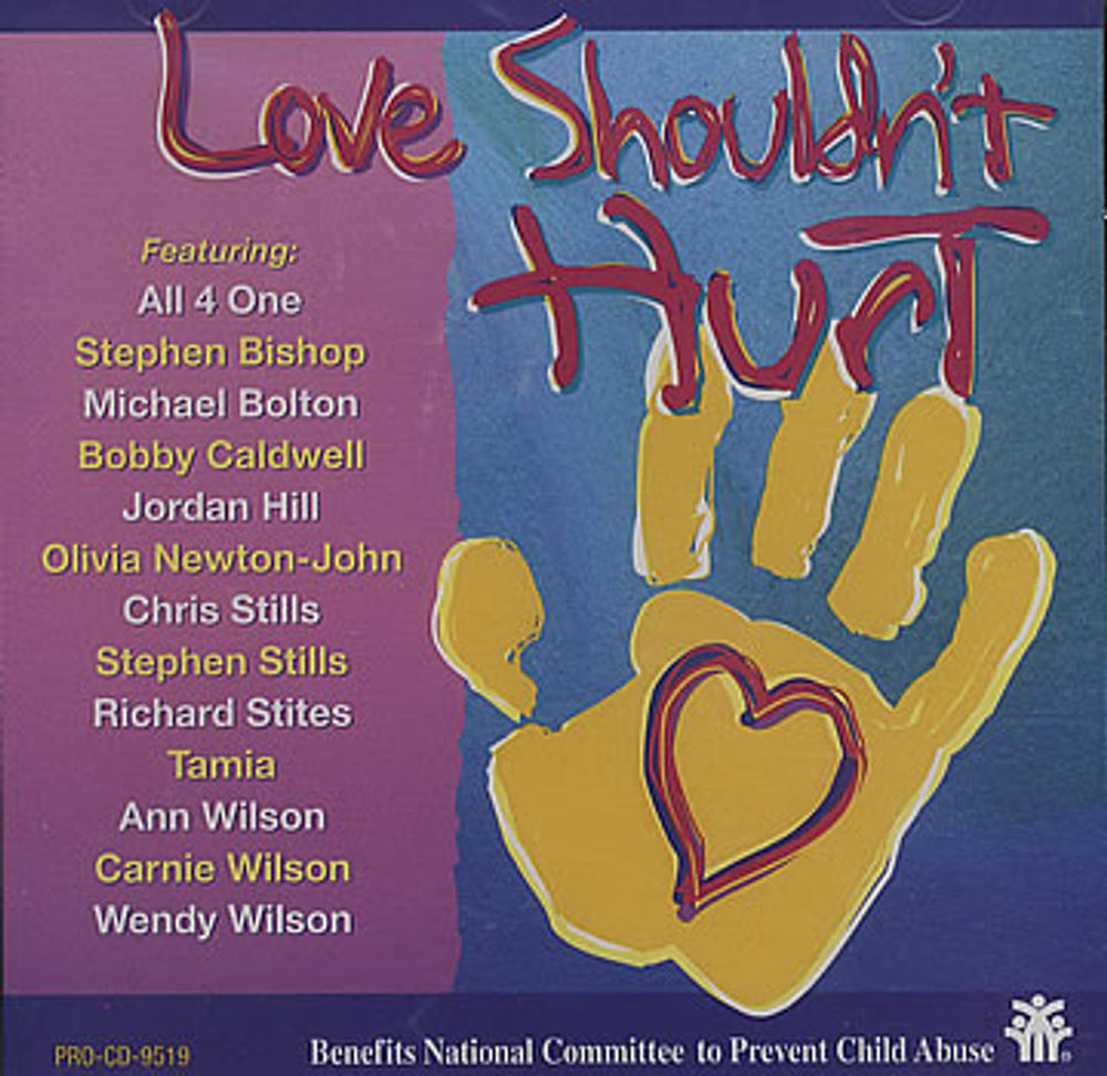 Olivia Newton John Love Shouldn't Hurt US Promo CD single (CD5 / 5") PRO-CD-9519