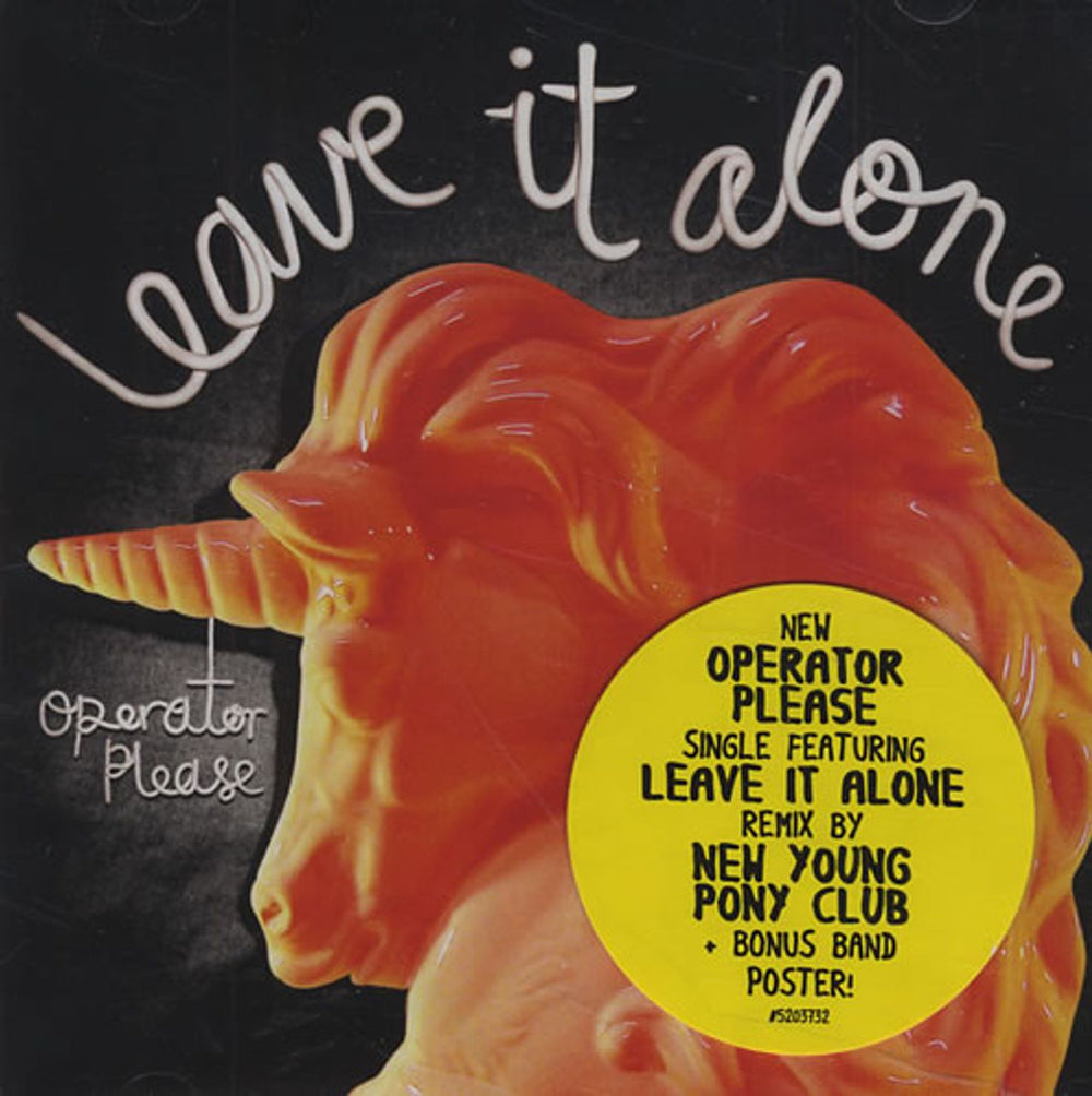 Operator Please Leave It Alone Australian CD single (CD5 / 5") 5203732