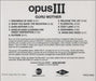 Opus III Guru Mother US Promo CD album (CDLP) PRCD5648