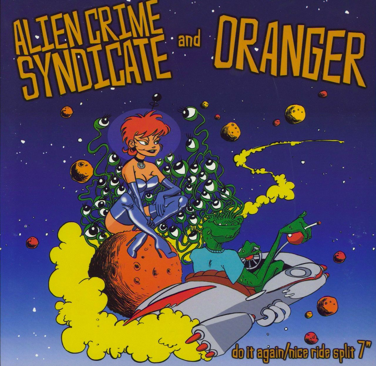 Oranger Do It Again / Nice Ride - Green Vinyl US 7" vinyl single (7 inch record / 45) M28