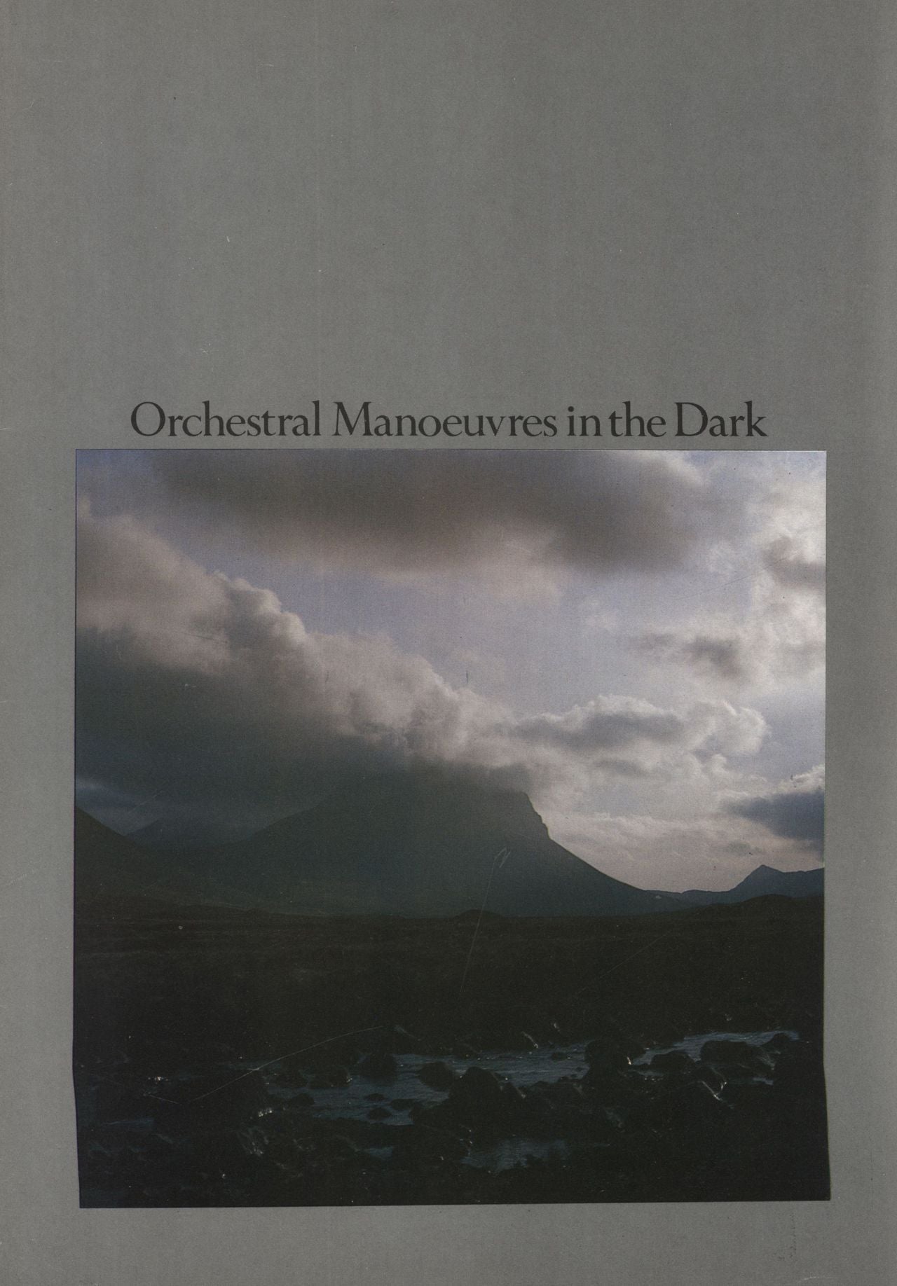 Orchestral Manoeuvres In The Dark 1980 Tour Programme UK Tour programm