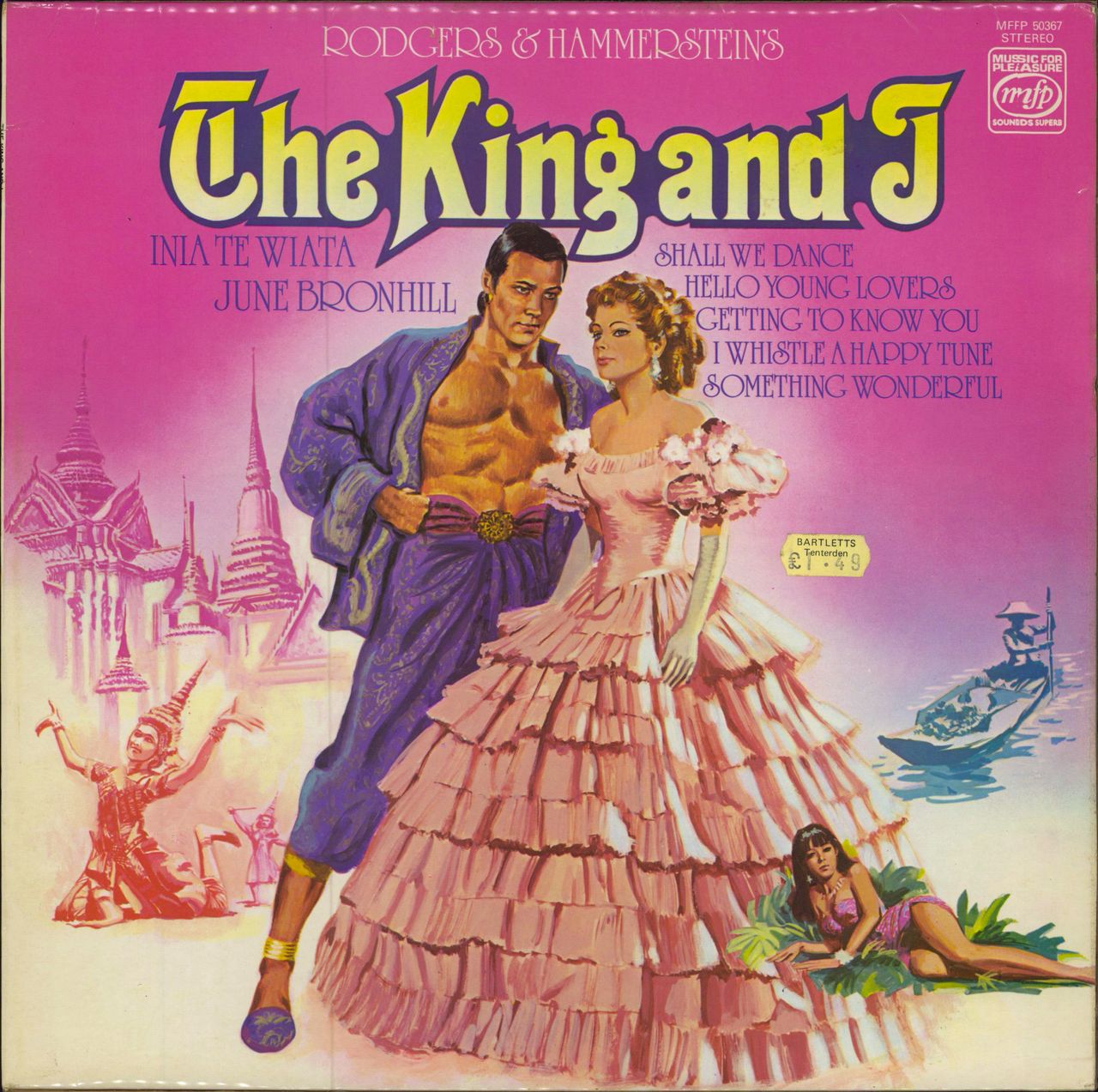 Original Cast Recording The King And I UK vinyl LP album (LP record) MFP50367