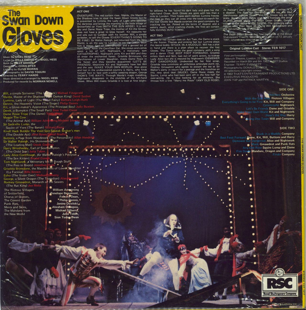 Original Cast Recording The Swan Down Gloves UK vinyl LP album (LP record)