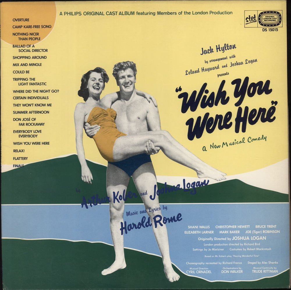 Original Cast Recording Wish You Were Here US vinyl LP album (LP record) DS15015
