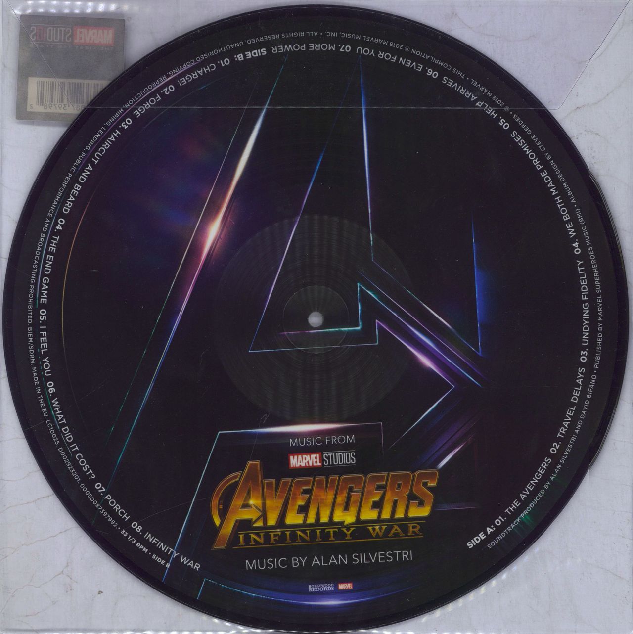 Original Soundtrack Avengers: Infinity War UK Picture disc LP ...