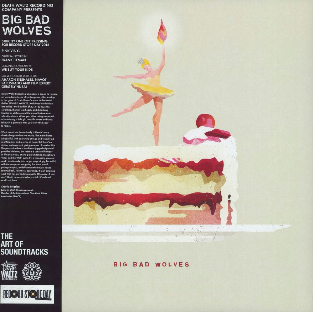 Original Soundtrack Big Bad Wolves - Pink with Red/White Splatter Vinyl US vinyl LP album (LP record) DW034