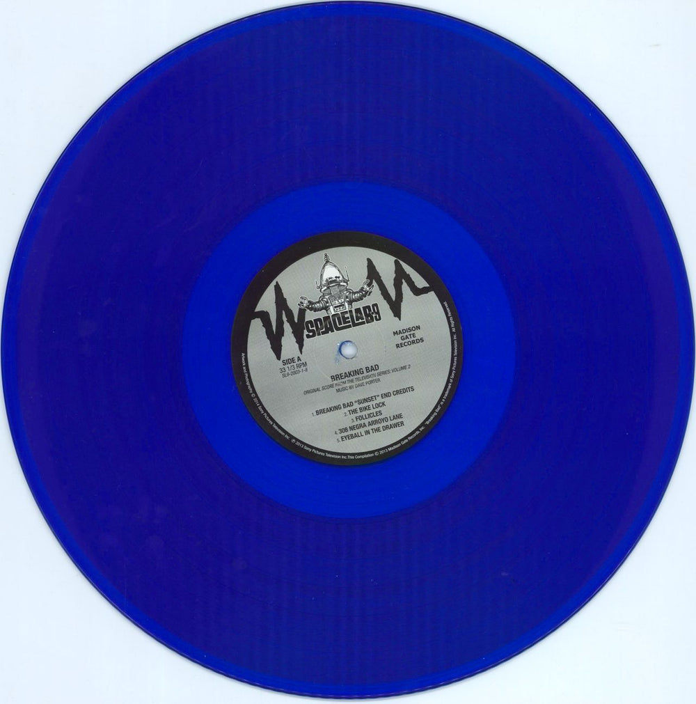 Original Soundtrack Breaking Bad Volume 2 - Translucent Blue Vinyl US 2-LP vinyl record set (Double LP Album) OST2LBR778736