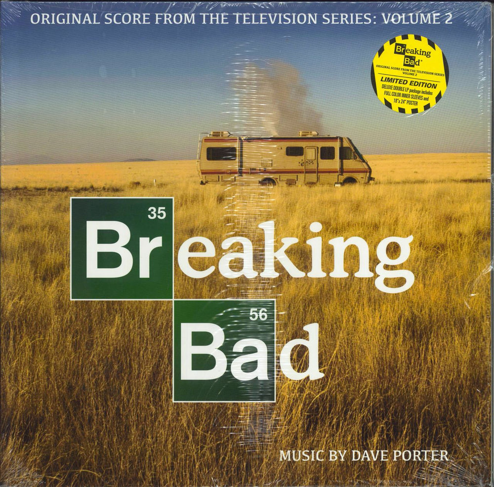 Original Soundtrack Breaking Bad Volume 2 - Translucent Blue Vinyl US 2-LP vinyl record set (Double LP Album) SL9-2003-1-8