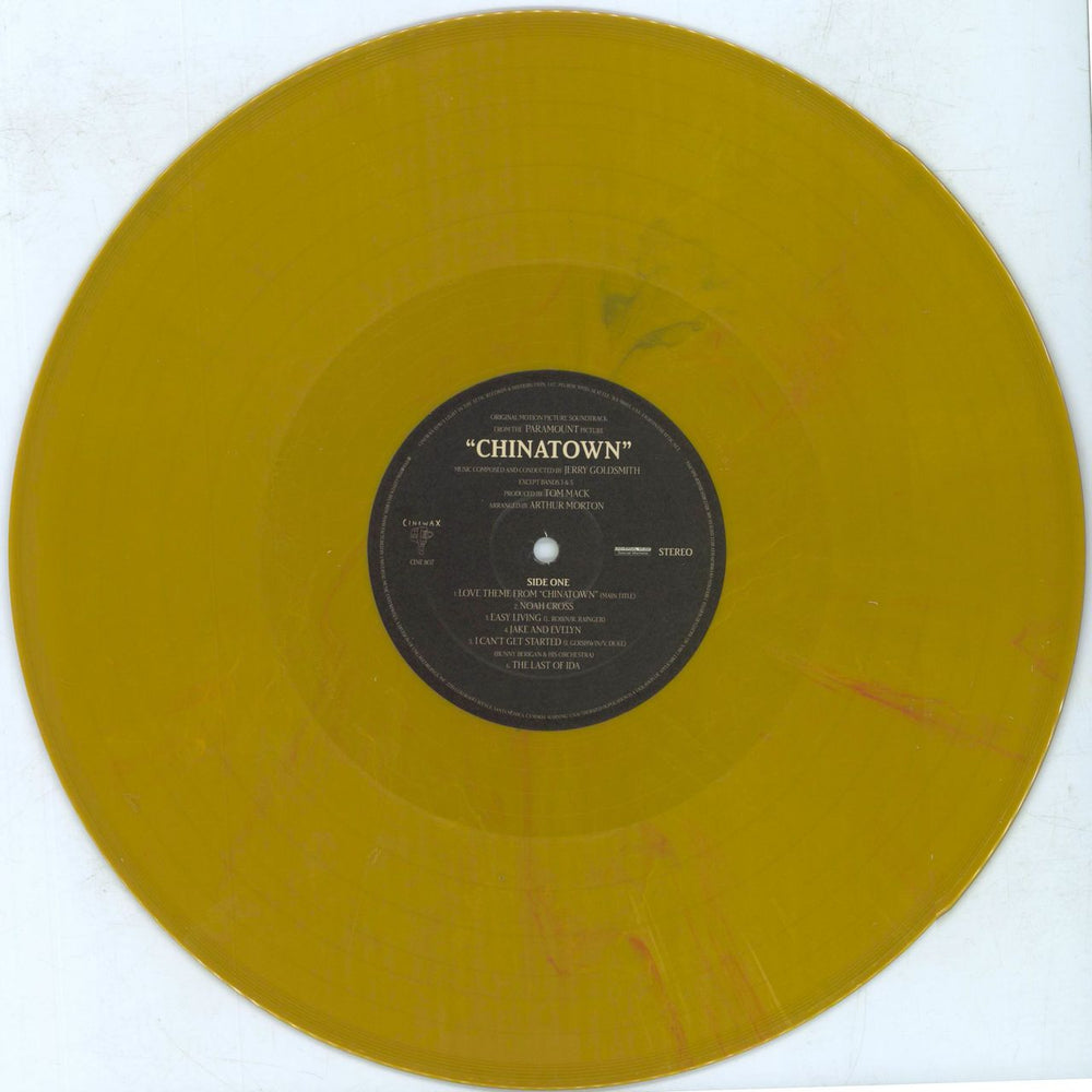 Original Soundtrack Chinatown - Gold Vinyl - RSD16 UK vinyl LP album (LP record) OSTLPCH798965