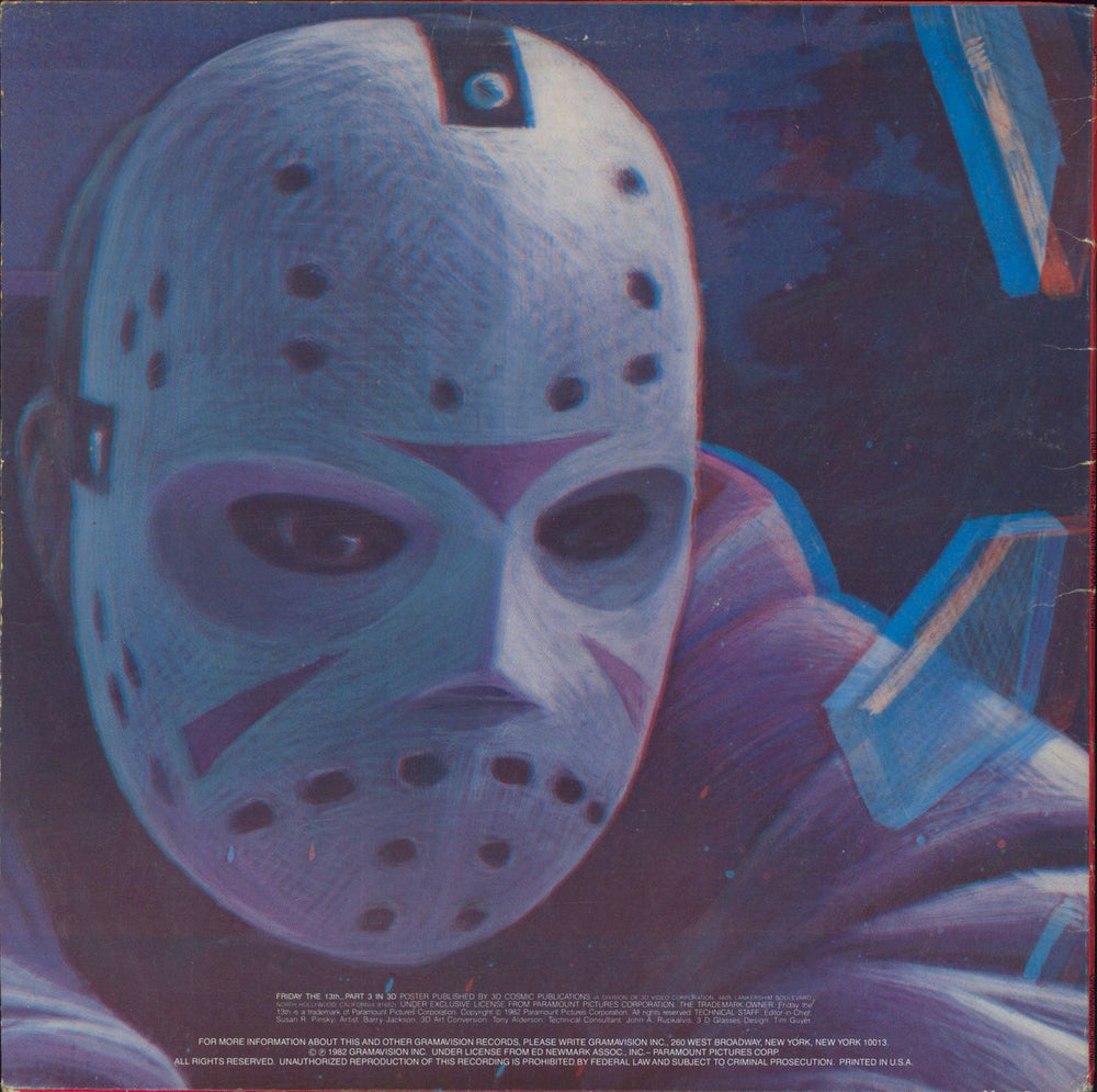 Original Soundtrack Friday The 13th, Part I, II, & III - VG US 