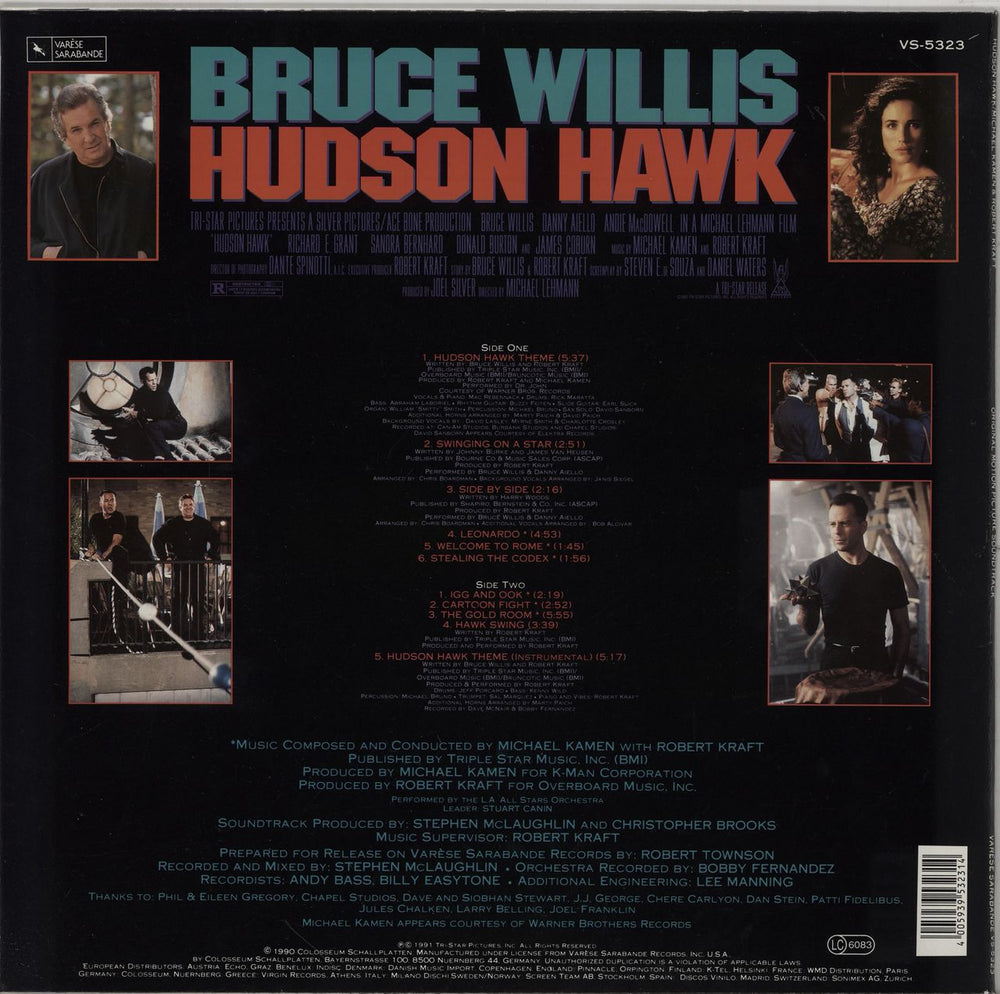 Original Soundtrack Hudson Hawk German vinyl LP album (LP record) 4005939532314
