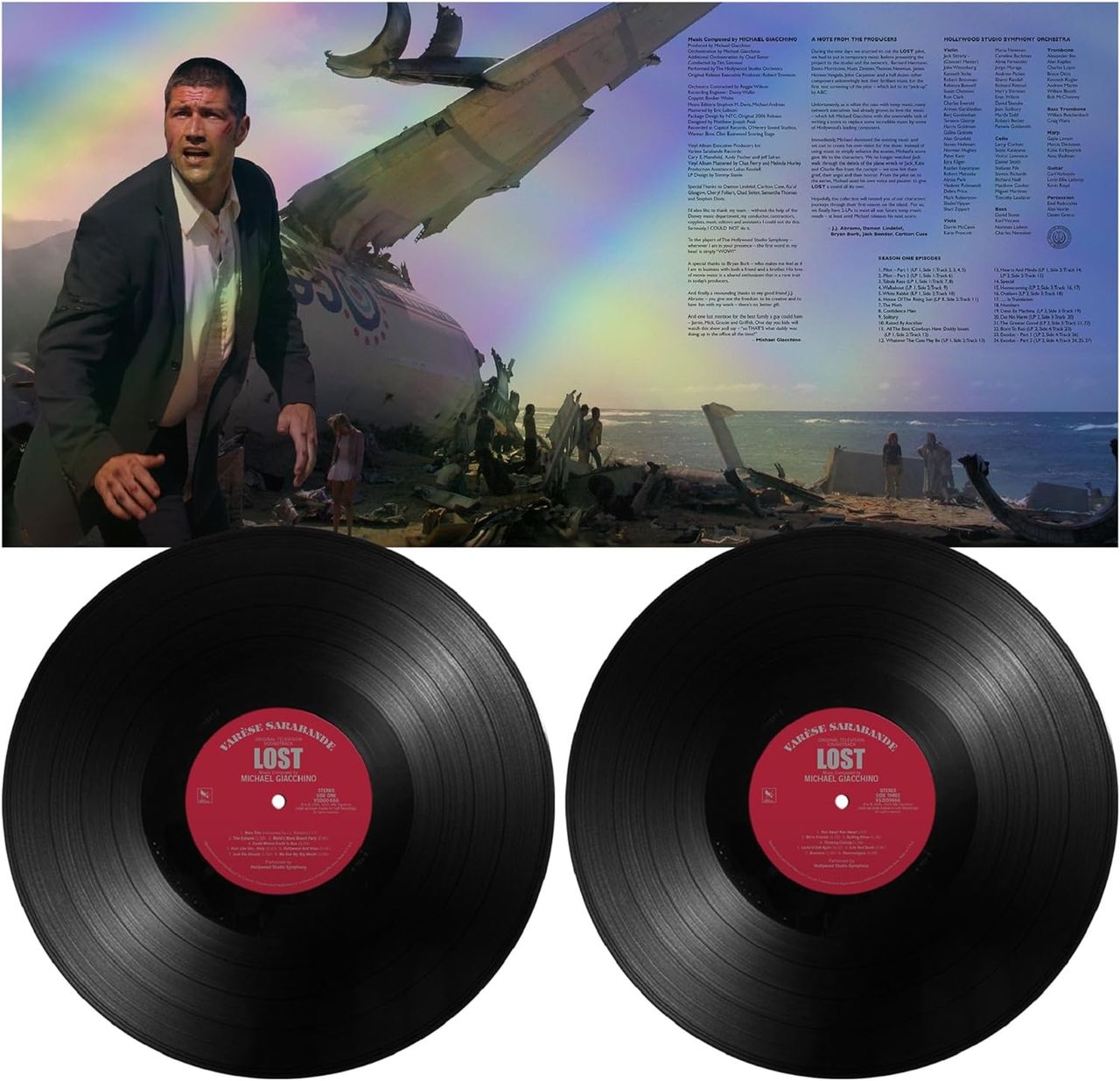 Original Soundtrack Lost - Season One - Foil Metallic Sleeve - Sealed UK 2-LP vinyl record set (Double LP Album) 888072532342