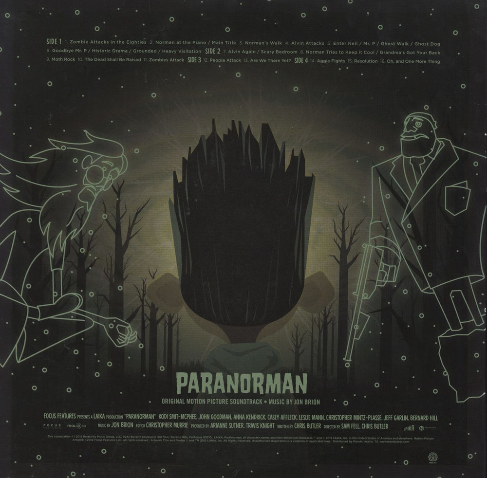 Original Soundtrack ParaNorman - Black Splatter Vinyl US 2-LP vinyl record set (Double LP Album)