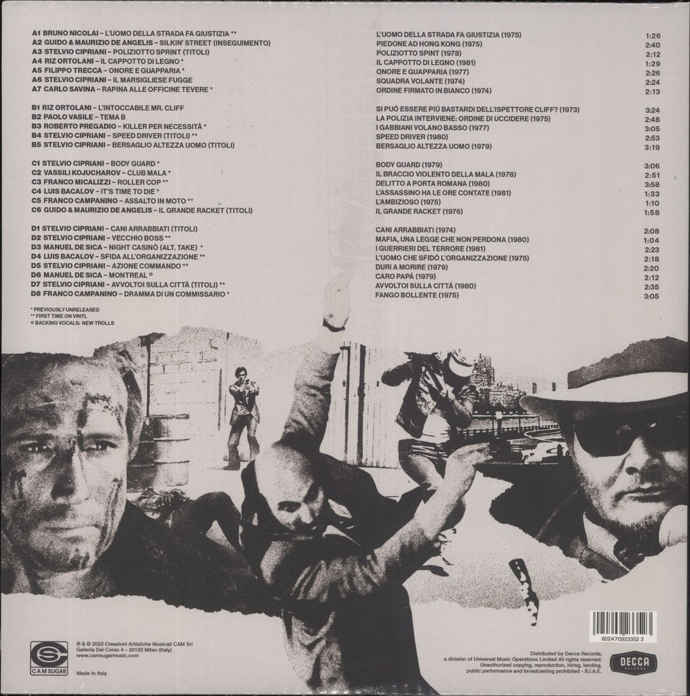Original Soundtrack Piombo: Italian Crime Soundtracks From The Years Of Lead + Bonus 7" - Sealed Italian 2-LP vinyl record set (Double LP Album) 8024709233523