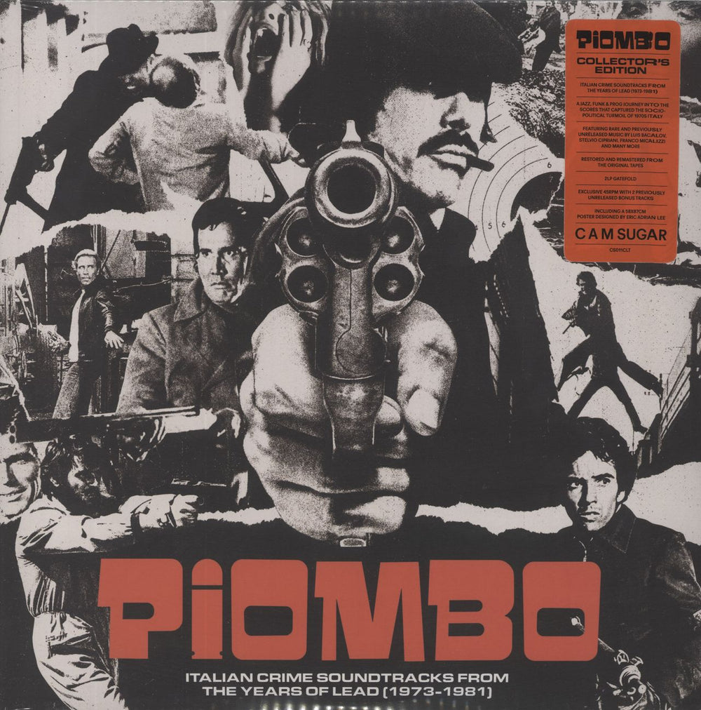 Original Soundtrack Piombo: Italian Crime Soundtracks From The Years Of Lead + Bonus 7" - Sealed Italian 2-LP vinyl record set (Double LP Album) CS011LT