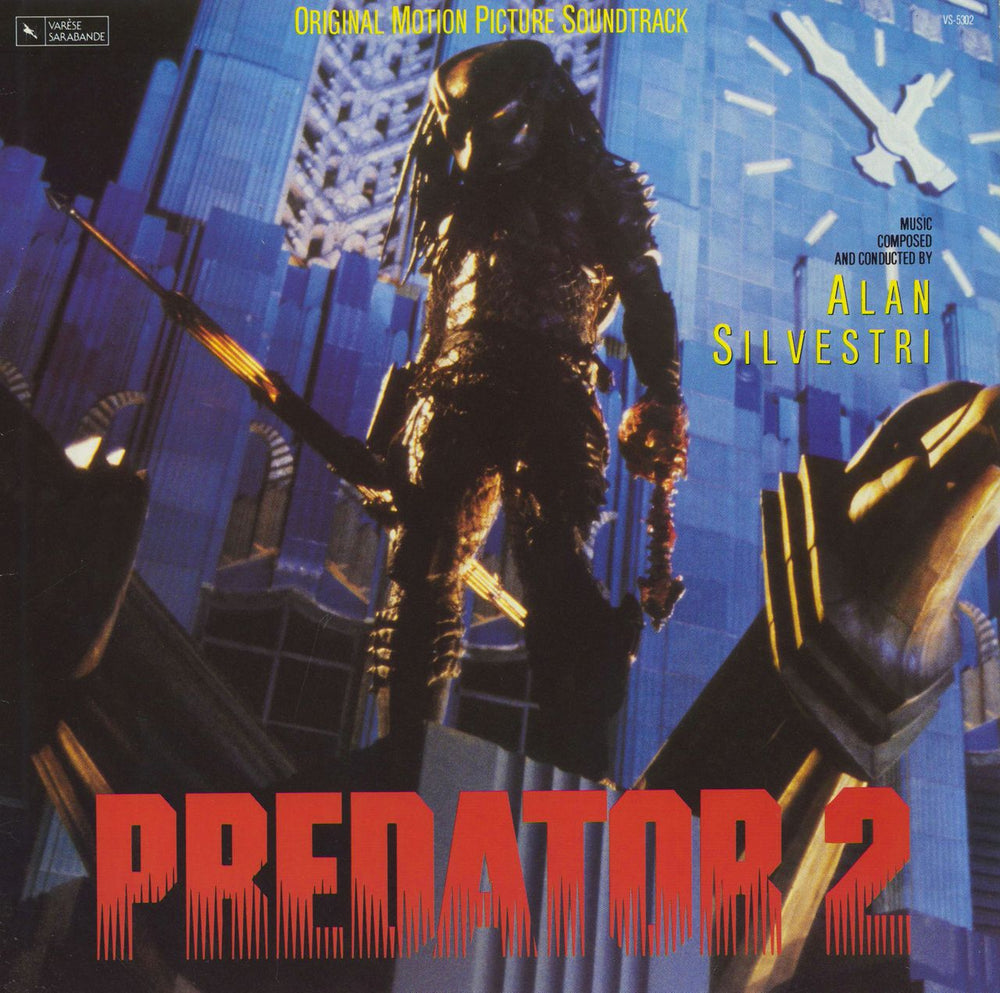 Original Soundtrack Predator 2 German vinyl LP album (LP record) VS-5302