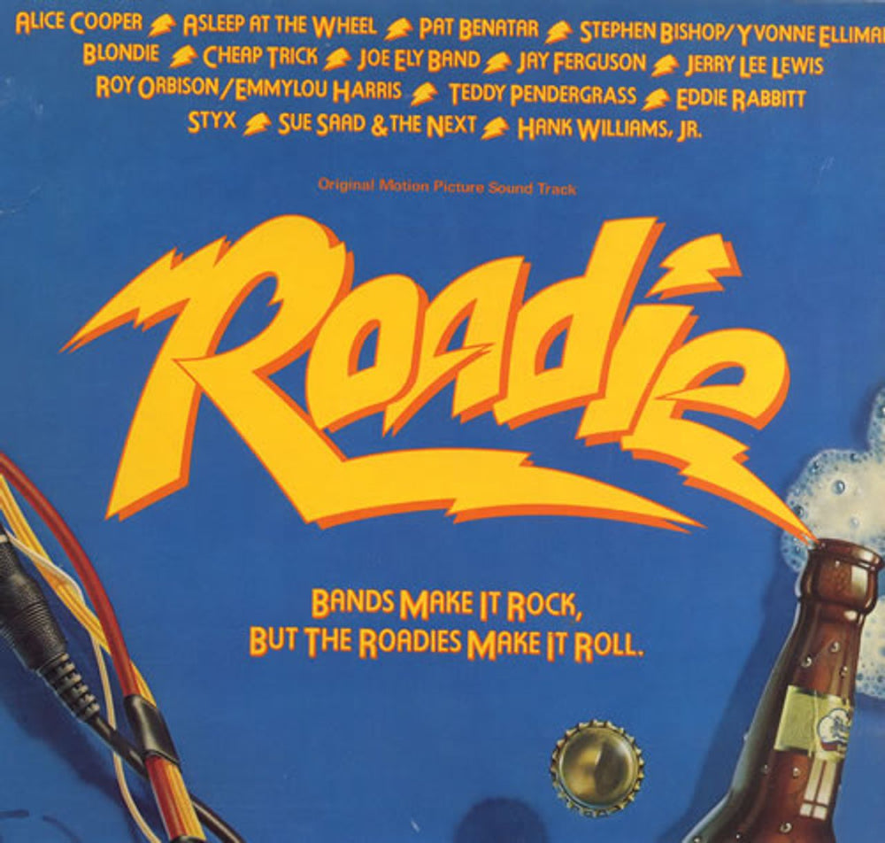 Original Soundtrack Roadie US 2-LP vinyl record set (Double LP Album) 2HS3441