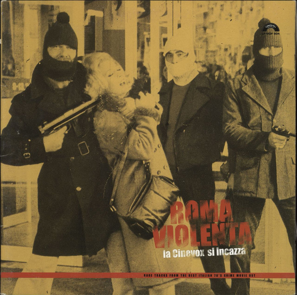 Original Soundtrack Roma Violenta (La Cinevox Si Incazza) Italian vinyl LP album (LP record) LPMDF204