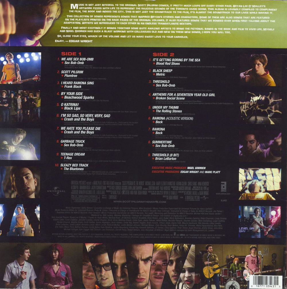 Original Soundtrack Scott Pilgrim Vs. The World - Translucent Red Vinyl US vinyl LP album (LP record) 018771034315