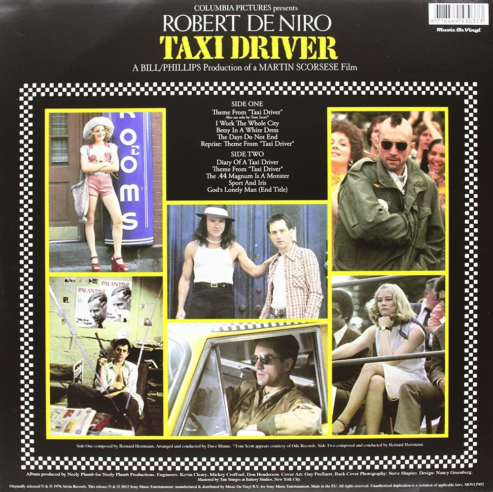 Original Soundtrack Taxi Driver - 180 Gram UK vinyl LP album (LP record) 8718469530373