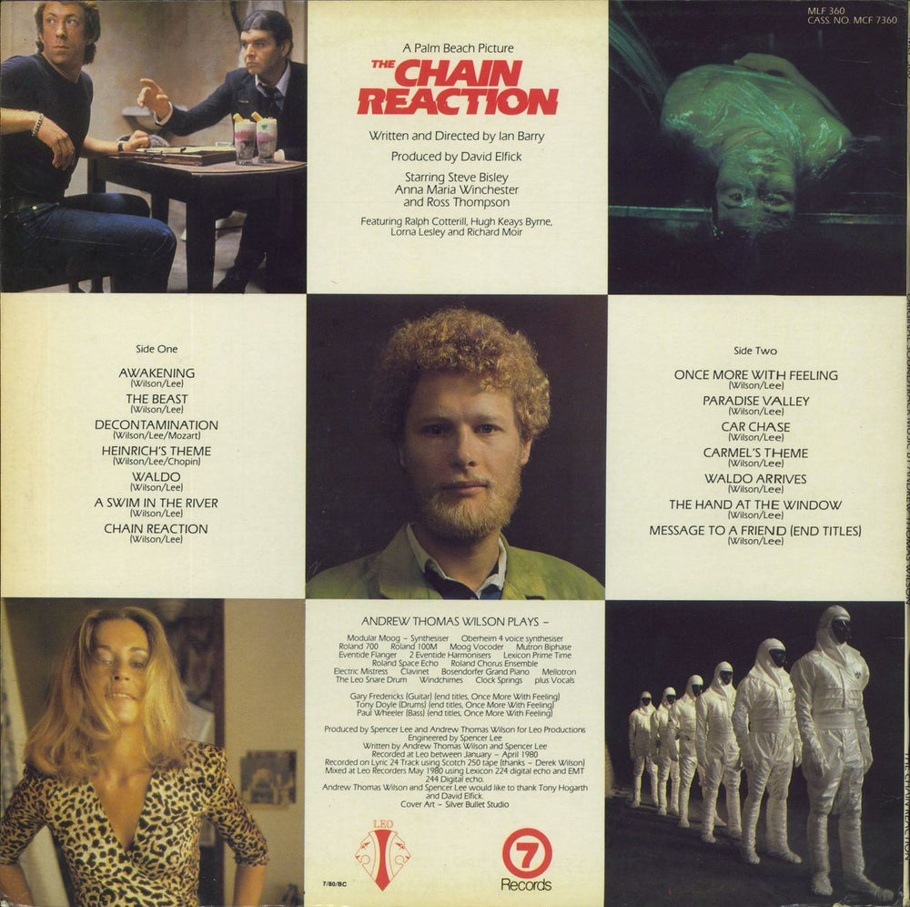 Original Soundtrack The Chain Reaction Australian vinyl LP album (LP record)