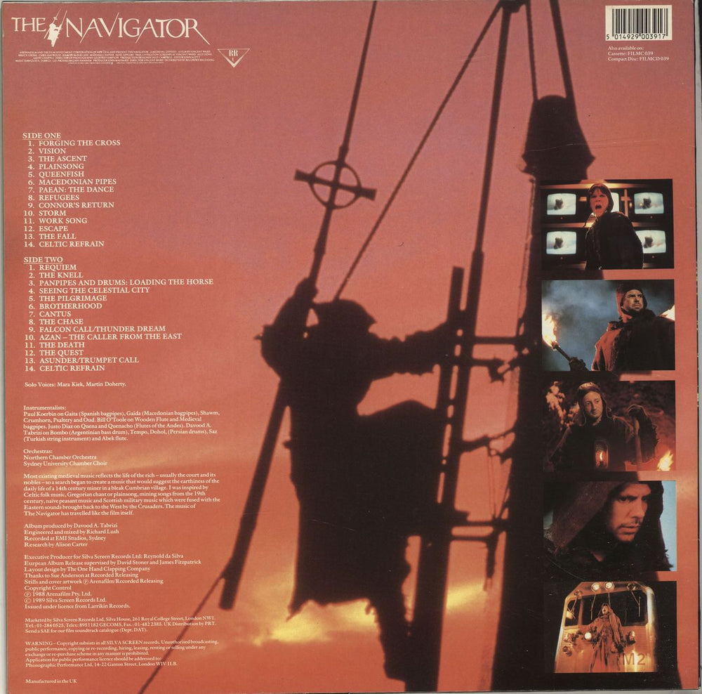Original Soundtrack The Navigator UK vinyl LP album (LP record) 5014929003917
