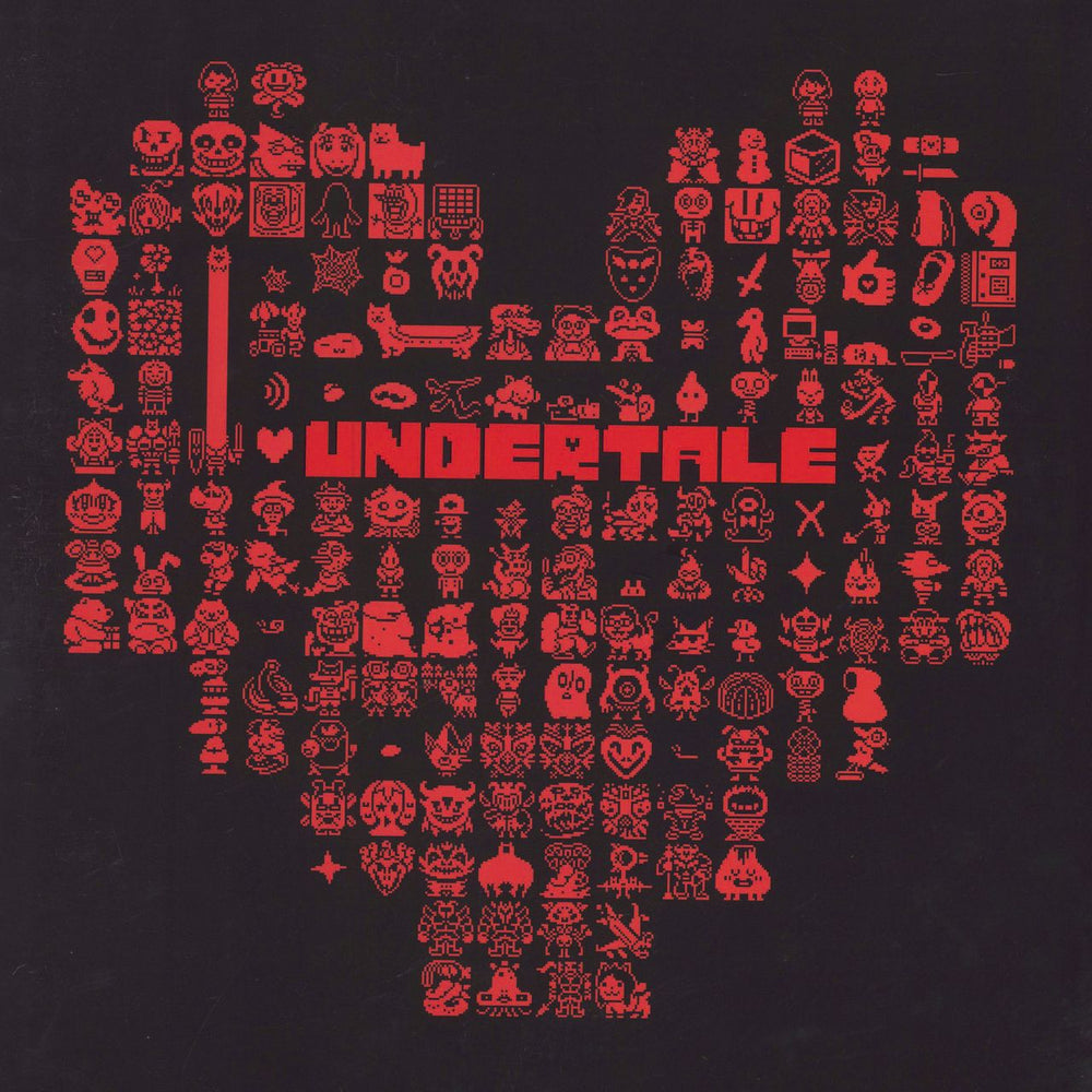 Original Soundtrack Undertale - Blue & Red Translucent Vinyl UK 2-LP vinyl record set (Double LP Album) 8BIT-8048