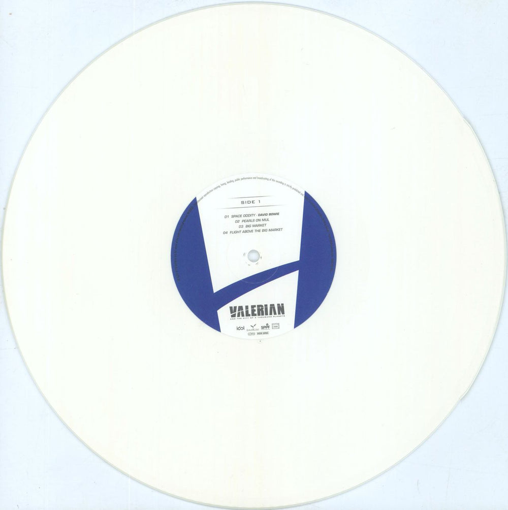 Original Soundtrack Valerian and The City of A Thousand Planets - White and Blue Vinyl UK 2-LP vinyl record set (Double LP Album) OST2LVA803532