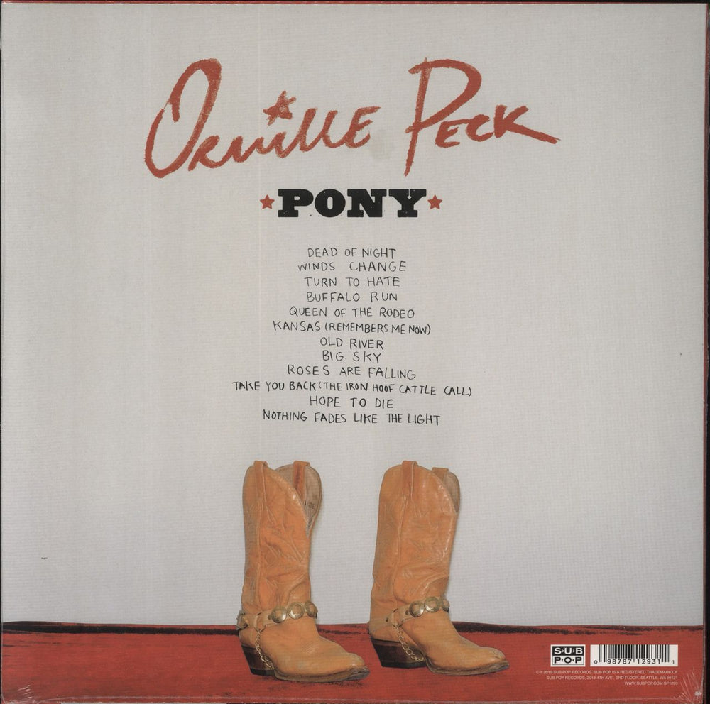 Orville Peck Pony - 180 Gram Black Vinyl - Sealed UK vinyl LP album (LP record) 098787129311