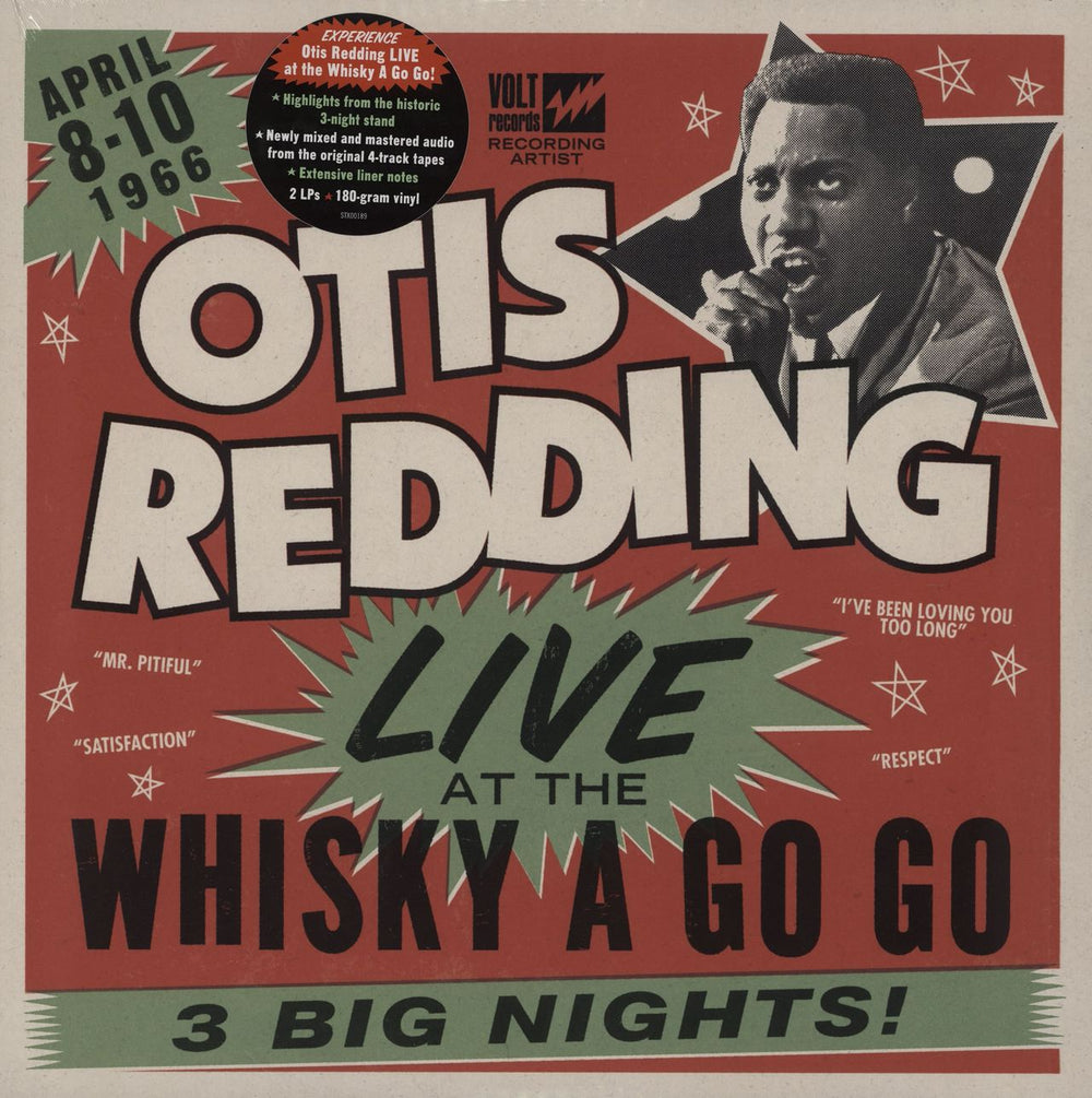 Otis Redding Live At The Whisky A Go Go - Sealed UK 2-LP vinyl record set (Double LP Album) 888072023543