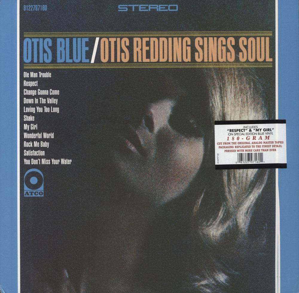 Otis Redding Otis Blue/Otis Redding Sings Soul - 180gm Blue Vinyl + Sealed UK vinyl LP album (LP record) 8122797160