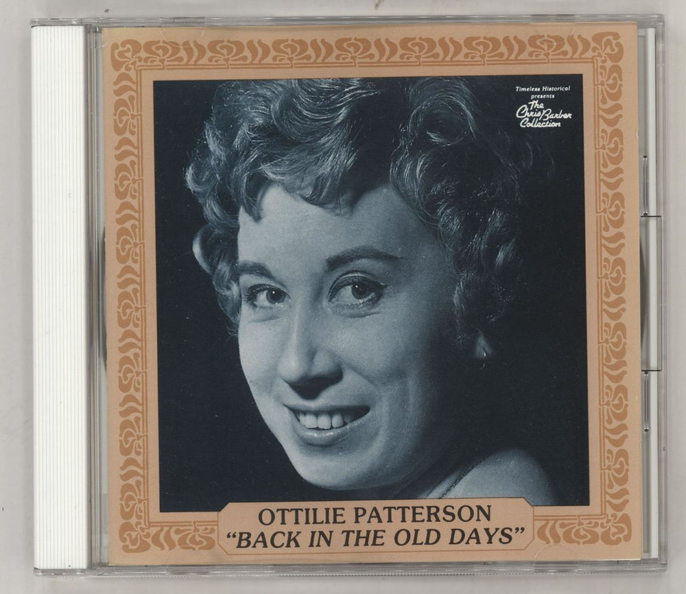 Ottilie Patterson Back In The Old Days UK CD album (CDLP) CBJBCD4001