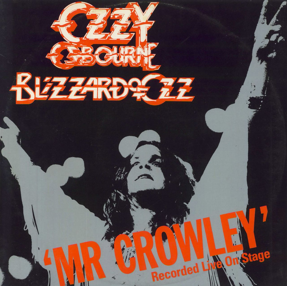 Ozzy Osbourne Mr Crowley UK 12" vinyl single (12 inch record / Maxi-single) JET12003