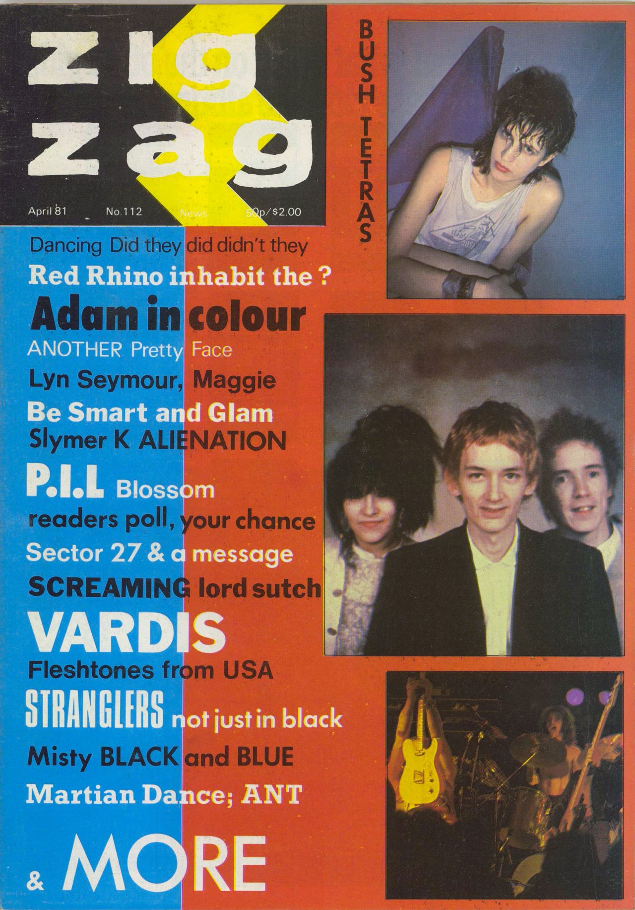 P.I.L. Zig Zag Magazine No. 112 UK magazine #112