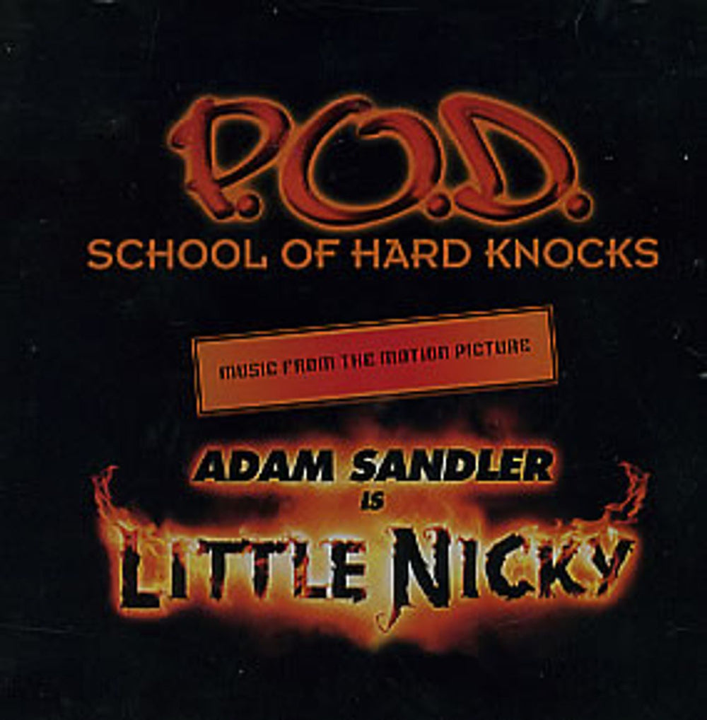 P.O.D. School Of Hard Knocks US Promo CD single (CD5 / 5") PRO-CD-100421