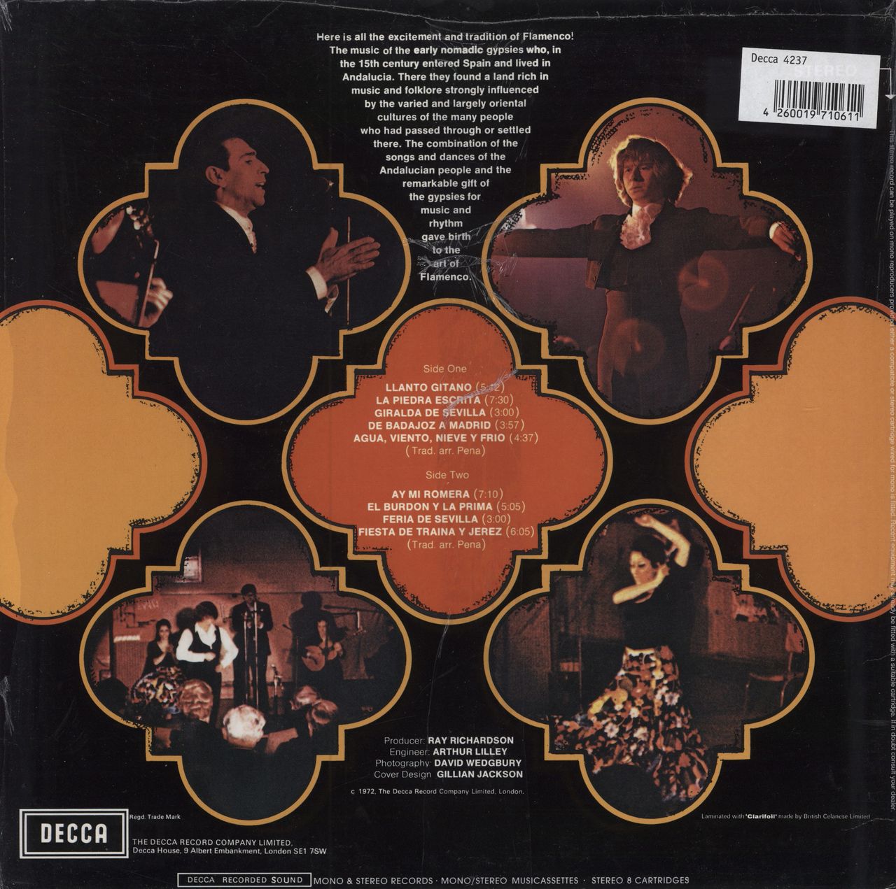 Paco Peña Flamenco Puro "Live" German vinyl LP album (LP record) 4260019710611