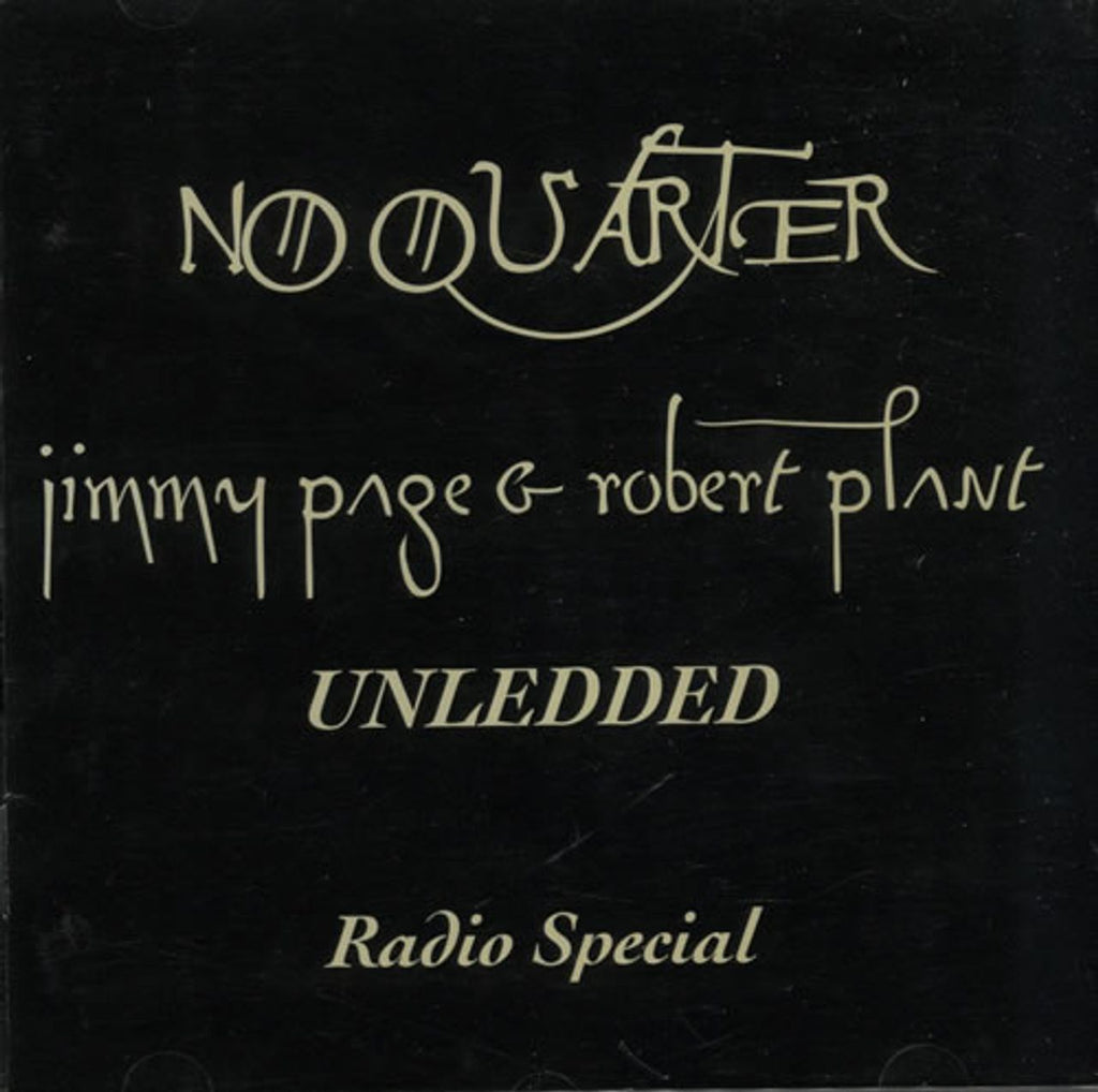 Page & Plant No Quarter Unledded Radio Special UK Promo CD album —  RareVinyl.com