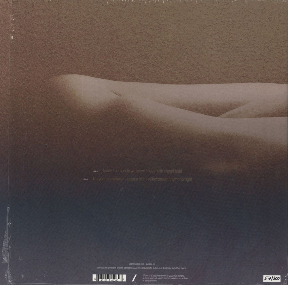 Pale Sketcher Golden Skin - Clear Vinyl US vinyl LP album (LP record)