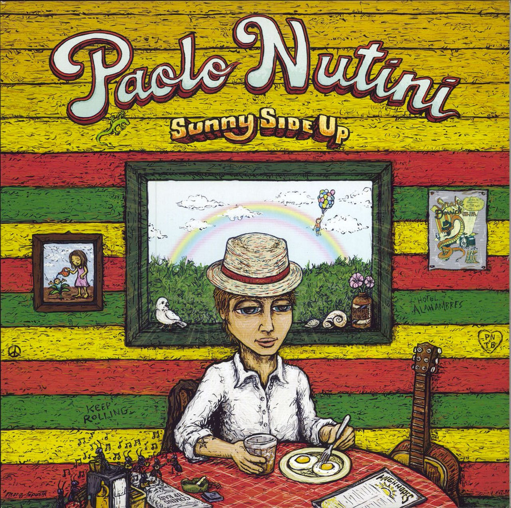 Paolo Nutini Sunny Side Up - Yellow Vinyl UK vinyl LP album (LP record) 0190295165062